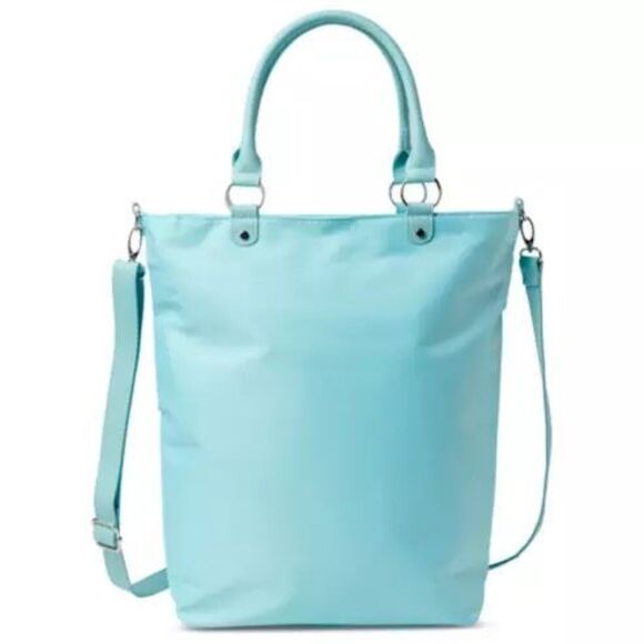 Disney Classics Christmas / Holiday Tote Bag With 2 Padded Handles NWT Blue - Picture 2 of 5